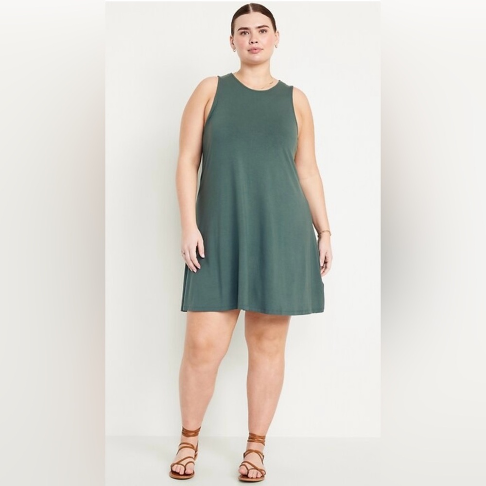Old Navy Sleeveless Jersey-Knit Swing Dress